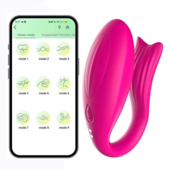 VIBRADOR DE CASAL ARIEL COM APLICATIVO BLUETOOTH 9 VIBRAÇÕES - comprar online