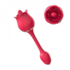 VIBRADOR ESTIMULADOR DE CLITÓRIS ROSE PRO 5 ARTICULADO 9 VIBRAÇÕES