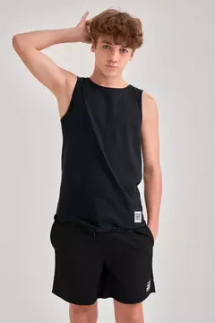 SHORT DE BAÑO CORTO NEGRO - comprar online