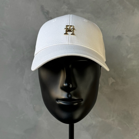 BONÉ TOMMY HILFIGER BEISEBOL ICONIC PREP - BRANCO