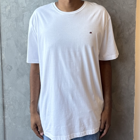 CAMISETA TOMMY HILFIGER WCC ESSENTIAL COTTON TEE - BRANCA
