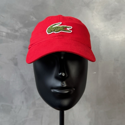 BONÉ LACOSTE BIG CROC 2025 SARJA - VERMELHO