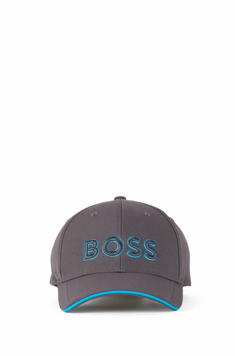 BONÉ BOSS CAP EM MISTURA DE POLIÉSTER - CHUMBO - U