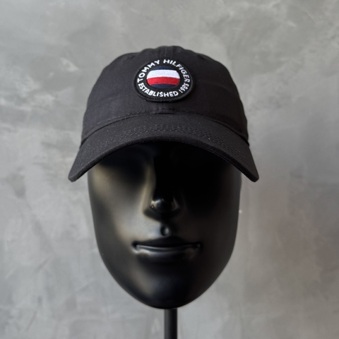 BONÉ TOMMY HILFIGER AMERICANO ESTABLISHED 1985 - PRETO