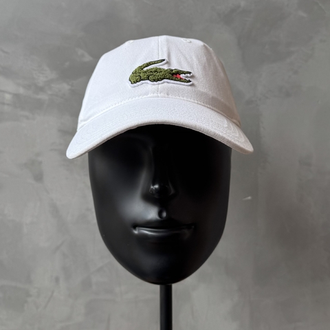 BONÉ LACOSTE BIG CROC 2025 SARJA - BRANCO