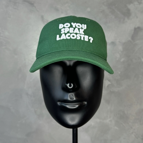 BONE LACOSTE BEISEBOL 3D PIQUET - VERDE