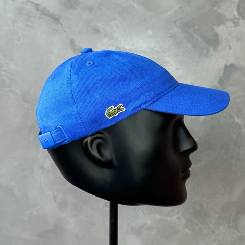 BONE LACOSTE GABARDINE SARJA - AZUL