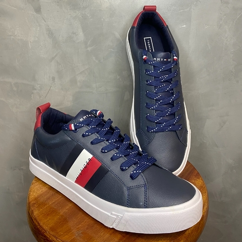 TÊNIS TOMMY HILFIGER DINO 9A - AZUL MARINHO