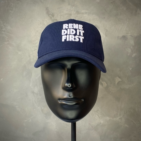 BONE LACOSTE BEISEBOL 3D PIQUET - AZUL MARINHO