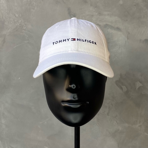 BONÉ TOMMY HILFIGER ESTABLISHED AMERICANO COM FITA DE COURO