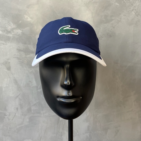 BONÉ LACOSTE CONTRASTE BORDER AZUL MARINHO