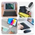 Kit Teclado e Mouse Sem Fio Bluetooth Colorido para PC iPad Tablet Notebook na internet