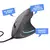 Mouse Vertical Verto Led Para Pc Notebook Ergonômico 6 Botões Usb Com Fio 3600dpi Preto D5 - loja online