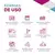 KIT 4 Potes de Vidro Retangular com Divisória e Tampa Hermética 640ml - comprar online