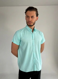 Camisa verde acqua