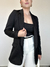 Blazer Alongado Preto - comprar online