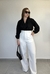 Calça pantalona Lari Branco - loja online