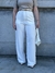 Calça pantalona Lari Branco