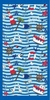 Toallon Playero Estampado 60x120 - comprar online