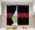Cortina Cocina Tropical Estampada 125x125 - tienda online