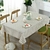 Mantel Simil Lino Cuadrille 150x250cm - comprar online