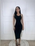 Vestido Duo - Preto/Bege - comprar online