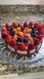 Torta de Chocolate Branco com Morangos na internet