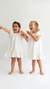 Vestido Infantil Branco e Amarelo Ella - comprar online