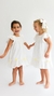 Vestido Infantil Branco e Amarelo Ella - loja online