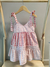 Vestido infantil feminino Rosa e Vermelho Lorena - comprar online