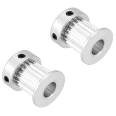 Pack 2 Polias GT2 20 dentes furo 5mm para correia largura 10mm