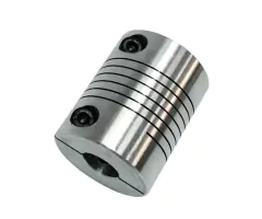 Acoplamento flexível furos 8x8mm torque 20Kgf.cm externo 25/30mm na internet