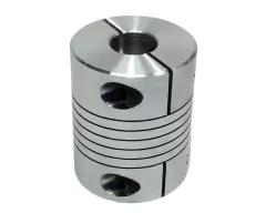 Acoplamento flexível furos 8x8mm torque 20Kgf.cm externo 25/30mm - comprar online