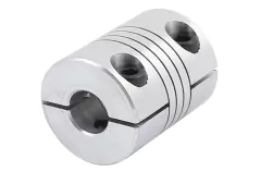 Acoplamento flexível furos 8x8mm torque 20Kgf.cm externo 25/30mm