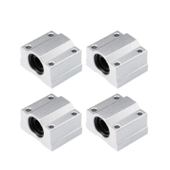 Pack 4 SCS20UU 4 SK20 2 Eixos 20x300mm cromado temperado H6 - Tecno Cycle