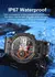 Smartwatch militar à prova d'água para homens, tela HD, lanterna, monitoramento - loja online