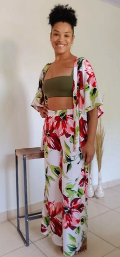 Conjunto Brisa Serena Kimono + Calça - comprar online