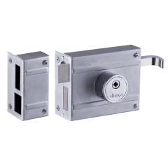 Fechadura para portão F1510 tetra prata Aliança