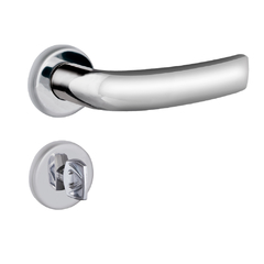 Fechadura Banheiro Galaxy Roseta 40mm Cromado Alianca