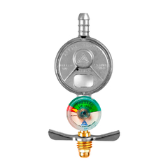 Regulador para gas domestico 505/01 com manometro Alianca Metalurgica