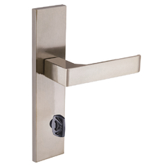 Fechadura Quadratta Reta Espelho Ban 55mm Bronze L Aliança