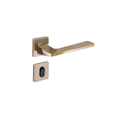 Fechadura entrada ultra line roseta S40mm bronze latonado Aliança - comprar online