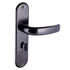Fechadura Banheiro Galaxy Espelho 40mm Preto Fosco Alianca