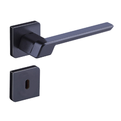 Fechadura Vega Roseta Preto Fosco Interna S40mm Aliança