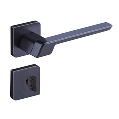 Fechadura Vega Roseta Preto Fosco Banheiro S40mm Aliança