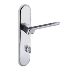 Fechadura Vega Espelho Cromada Banheiro S40mm Aliança