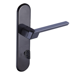 Fechadura Vega Espelho Preto Fosco Banheiro S40mm Aliança