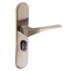 Fechadura Entrada Maxx Espelho S40mm Bronze Latonado Aliança