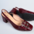Sandália Chanel Verniz Marsala - 443044074 - Grifis Calçados | Sinta o Conforto, Brilhe com Estilo.