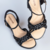Sandália Comfortflex Trançada Preta - 2456405 - loja online
